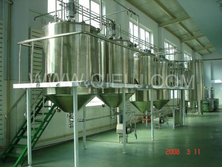 大型精煉米糠油生產設備(圖1) 大型精煉米糠油生產設備(圖1)